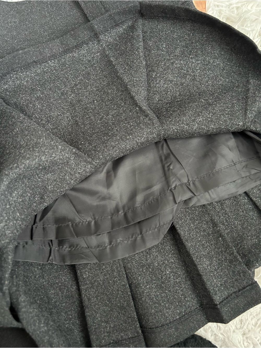 Pleated Skirt with Buttons - Picture 5 of 5